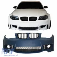 image-33-Frontstoßstange geeignet für BMW 1 E81/82/87/88 04-11 1M Look mit M4 Look Kühlergrills