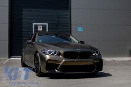 Frontstoßstange & Gitter für BMW 5er F10 F11 2011-2017 G30 M5 Look Ohne PDC-image-6046004