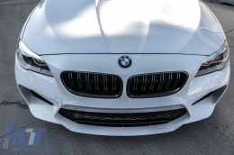 Frontstoßstange & Gitter für BMW 5er F10 F11 2011-2017 G30 M5 Look Ohne PDC-image-6069936