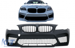 Frontstoßstange & Gitter für BMW 5er F10 F11 2011-2017 G30 M5 Look Ohne PDC-image-6093527