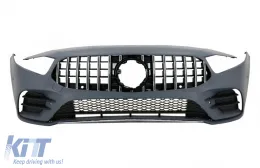 image-43-Frontstoßstange & Gitter für Mercedes A W177 Schrägheck V177 Limousine 2018+ GT-R Look