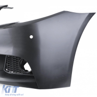 Frontstoßstange im Sportlook mit schwarzen Lüftungsschlitzen, geeignet für BMW 5er F10 F11 10-13-image-6206591