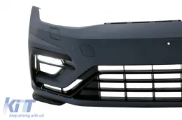 Frontstoßstange mit LED DRL für VW Golf 7.5 2017-2020 R-Design Spoile-image-6085492