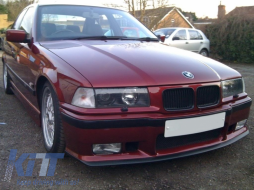 Frontstoßstange spoiler für BMW E36 3er 1992-1998 Spoilerlippe M3 Look-image-6021564
