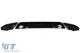 Frontstoßstange Spoilerlippe passend für BMW X4 G02 2018+ Glänzend schwarz-image-6083023