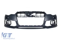 Frontstoßstange Typ RS6 geeignet für Audi A6 C7 4G 2011-2015 mit PDC, mit Waschdüsenkappen-image-6162945