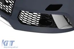 Frontstoßstange Typ RS6 geeignet für Audi A6 C7 4G 2015-2018 mit PDC, mit Waschkappen-image-6162973
