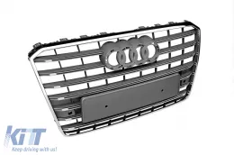 Frontstoßstange Typ S8 geeignet für Audi A8 2015-2017 mit PDC-image-6145424