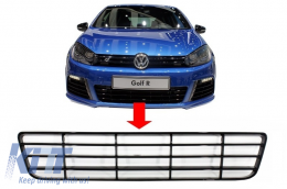 Frontstoßstange unteres mittleres Gitter für VW Golf VI Golf 6 08-13 R20 Design-image-5995753
