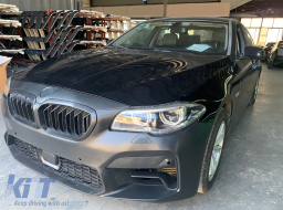 Frontstoßstange & Zentrale Gitter für BMW 5er F10 F11 2011-2017 M5 2020 Look-image-6090964