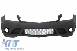 image-10-Frontstoßstange  für Mercedes C-Klasse W204 07-12 Kühlergrill C63 Look Ohne NBL