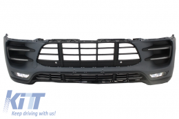Frontstoßstange  für Porsche Macan 14-07.18 Turbo Look Gitter Nebelscheinwerfer-image-6022021