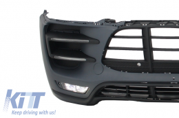 Frontstoßstange  für Porsche Macan 14-07.18 Turbo Look Gitter Nebelscheinwerfer-image-6022022