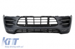 Frontstoßstange  für Porsche Macan 14-07.18 Turbo Look Gitter Nebelscheinwerfer-image-6022023