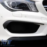 image-33-Frontstoßstangen-Seitenflaps geeignet für Mercedes-Benz CLA W117 13-17 mit einem Designstoßfänger glänzend schwarz 2 Stück