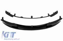 Frontstoßstangenspoiler für BMW 3 F30 Limousine F31 Touring 2011+ M Look Glänzend schwarz-image-6028730