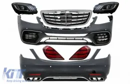 image-3-Full Convesion Body Kit prikladan za MERCEDES S-Class W222 (2013-2017) Facelift S63 Dizjan