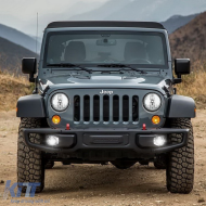 Full LED Фарове за мъгла 4 инча подходящи за Jeep Wrangler JK TJ JL (1996-2018)-image-6080578