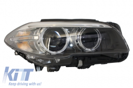 Фарове Full LED Bi-Xenon Angel Eyes подходящи за BMW 5 Series F10 F11 (2011-2013) LCI Facelift Look-image-6027082