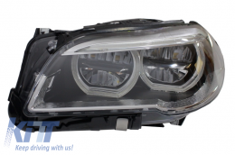 Фарове Full LED подходящи за BMW 5 Series F10 F11 (2011-2013) Angel Eyes-image-6018390