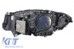 Фарове Full LED подходящи за BMW 5 Series F10 F11 (2011-2013) Angel Eyes-image-6018394