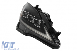 FULL LED DRL Фарове Динамичен мигач, подходящ за LEXUS IS XE20 (2006-2013) Черен Edition-image-6047680