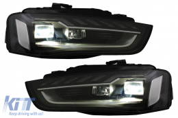 Full LED Faros para Audi A4 B8.5 Facelift 12-15 Dinámica Negro A4 B9.5 Look-image-6088120