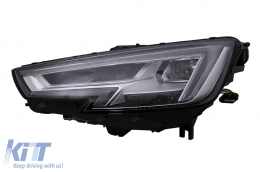 Full LED fényszórók Audi A4 B9 8W (2016-2018) modellhez, Xenonról LED-re való átalakításhoz-image-6103259