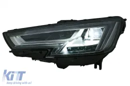 Full LED fényszórók Audi A4 B9 8W (2016-2018) modellhez, Xenonról LED-re való átalakításhoz-image-6103262