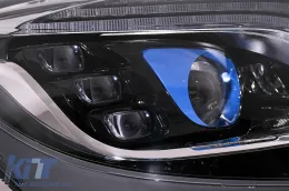 Full LED fényszórók Mercedes S-osztály W222 (2013-2017) Facelift Look dinamikus szekvenciális irányjelzővel-image-6103735