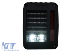 Full LED Feux arrières adapté pour JEEP Wrangler Rubicon JK 2007-2017-image-6104695