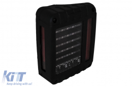 Full LED Feux arrières adapté pour JEEP Wrangler Rubicon JK 2007-2017-image-6104700