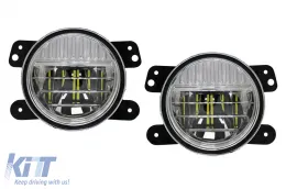 image-30-Full LED Feux de brouillard 4 pouces pour JEEP Wrangler JK TJ JL 1996-2018