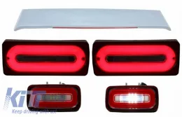 image-25-Full LED Feux Dynamic Lampe Brouillard pour Mercedes G W463 89-15 Spoiler toit