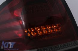 FULL LED hátsó lámpák Mercedes M-osztály W164 (2005-2008) piros füst-image-6099151