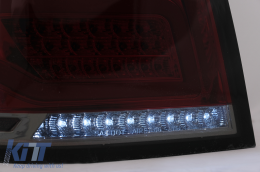 FULL LED hátsó lámpák Mercedes M-osztály W164 (2005-2008) piros füst-image-6099155