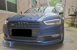 Full LED Headlights suitable for Audi A3 8V Pre-Facelift (2013-2016) Upgrade for Halogen with Sequential Dynamic Turning Lights LHD-image-6074917