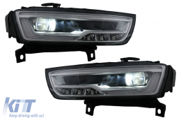 Full LED Headlights suitable for Audi Q3 8U Facelift (2014-2017) Conversion from Xenon to LED-image-6102732