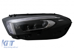 Full LED Headlights suitable for Mercedes A-Class W177 V177 (2018-2022) Conversion from Halogen to LED-image-6106140