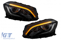 Full LED Headlights suitable for Mercedes A-Class W176 (2012-2018) only for XENON-image-6127020