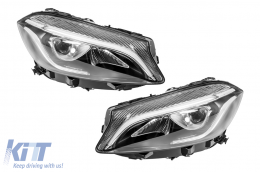 image-56-Full LED Headlights suitable for Mercedes A-Class W176 (2012-2018) only for XENON