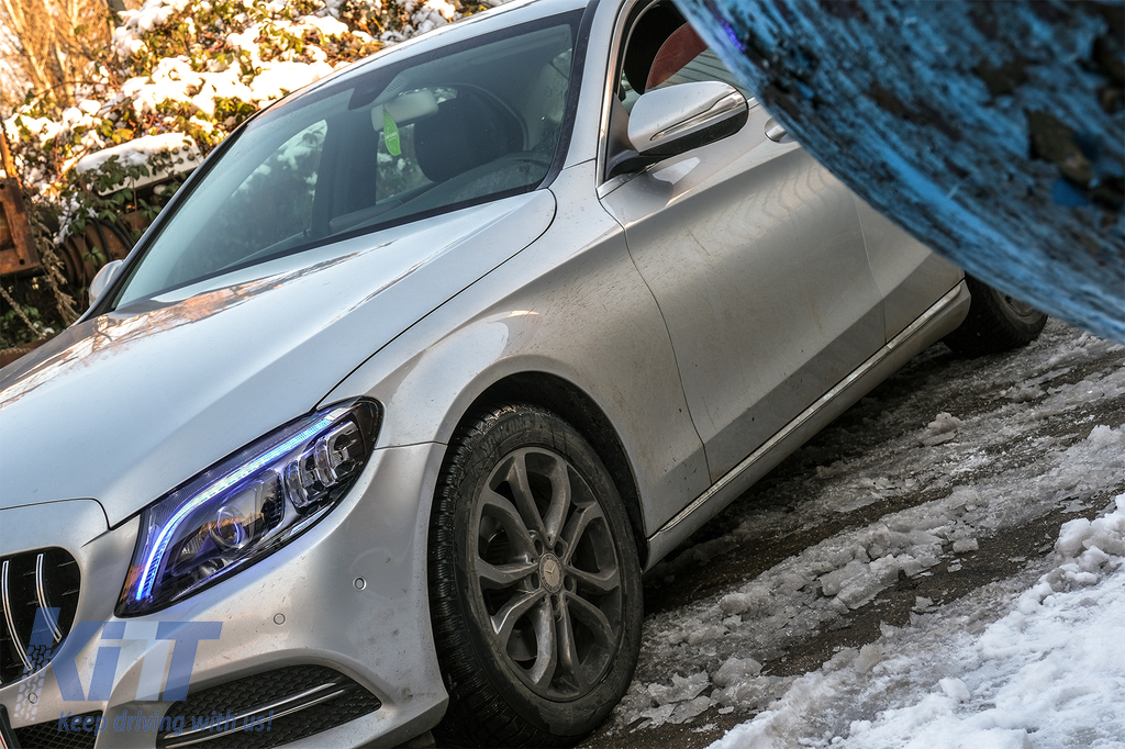 Full LED Headlights Suitable for Mercedes CClass W205 S205 (20142018