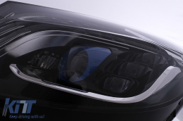 Full LED Headlights suitable for Mercedes S-Class W222 (2013-2017) Facelift Look Dynamic Sequential Turning Light-image-6112804