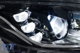 Full LED Headlights suitable for Mercedes V-Class Vito W447 (2014-2024) Black Dynamic Turning Lights-image-6164823