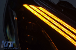 Full LED Headlights suitable for Mercedes V-Class Vito W447 (2014-2024) Black Dynamic Turning Lights-image-6164827