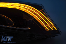 Full LED Headlights suitable for Mercedes V-Class Vito W447 (2014-2024) Black Dynamic Turning Lights-image-6164828