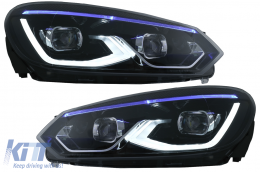 Full LED Headlights suitable for VW Golf 6 VI (2008-2013) upgrade to Golf 8 Design - HLVWG6LED