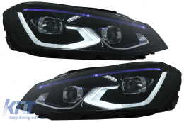 Full LED Headlights suitable for VW Golf 7 VII (2012-2017) upgrade to Golf 8 Design - HLVWG7LED