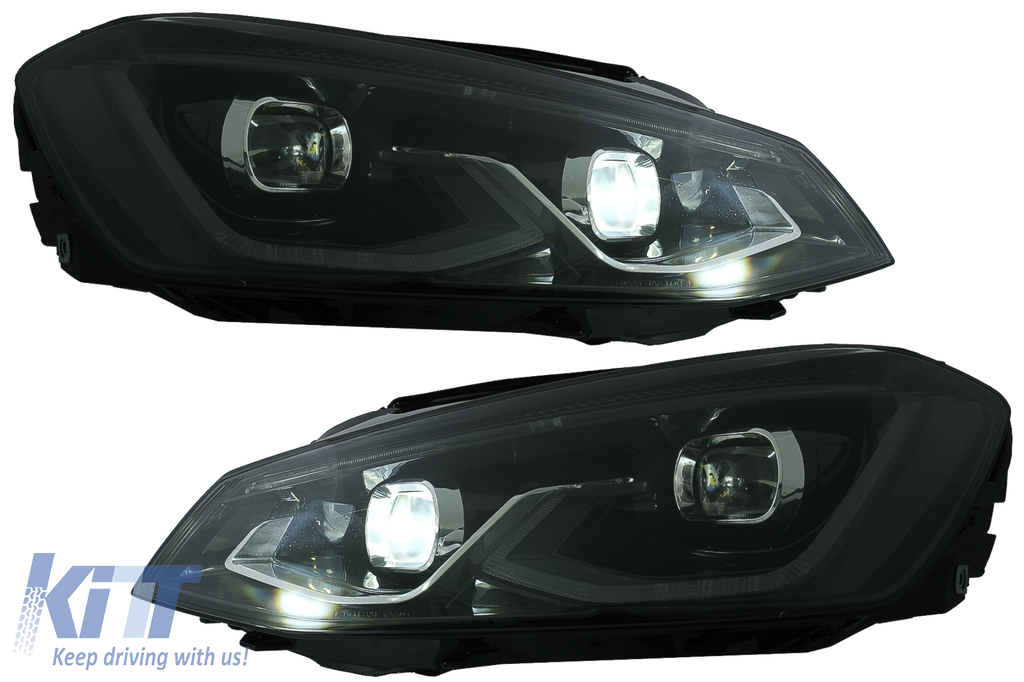 Full Led Headlights Suitable For Vw Golf 7 Vii 2012 2017 Upgrade To 8 Design Carpartstuning Com 
