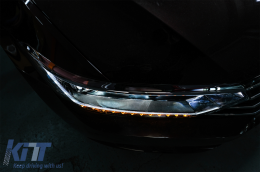 Full LED Headlights suitable for VW Passat B8 3G (2014-2019) LED Matrix Look with Sequential Dynamic Turning Lights-image-6079122